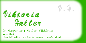 viktoria haller business card
